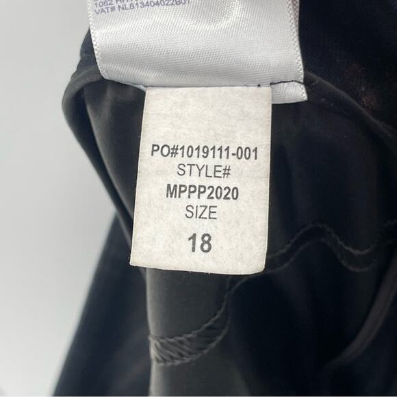 NYDJ Plaid Tartan Slim Straight Ponte Trouser Pants Lift x Tuck Tech Size 18 - Picture 9 of 9